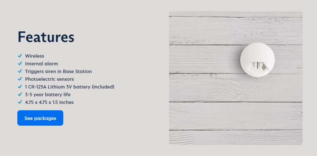 Simplisafe Smoke Detector Features