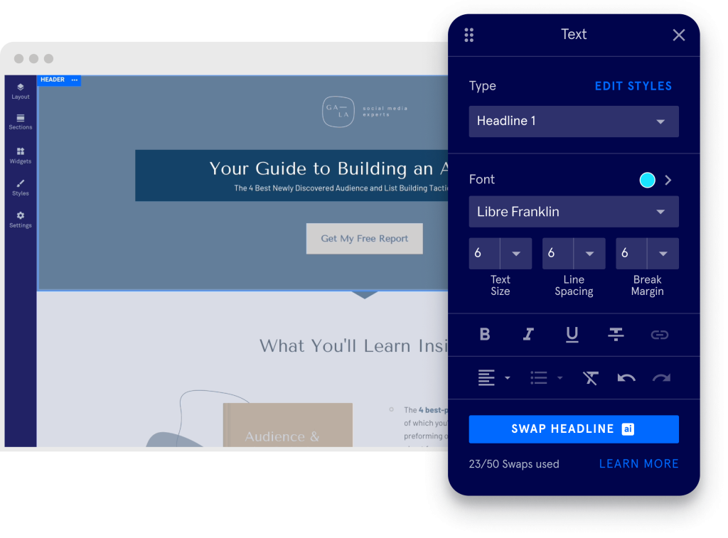 Leadpages - Benefits